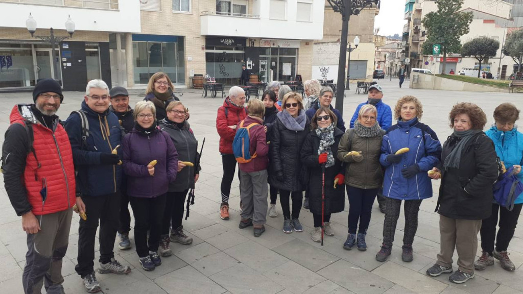 Participants al Voltem Olesa, amb motiu del Dia Mundial de l'Obesitat