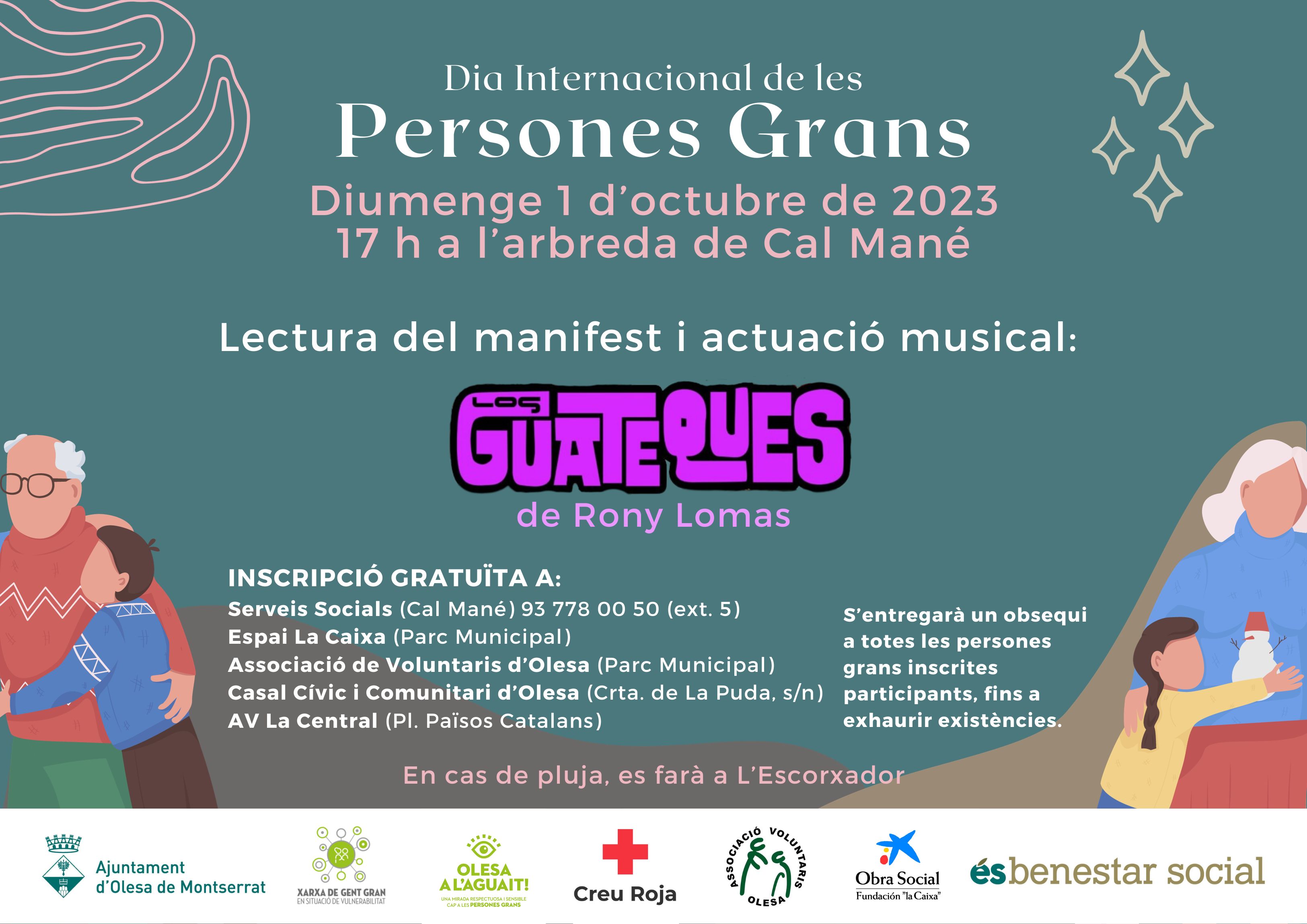 Manifest del Consell Consultiu de la Gent Gran del Baix Llobregat amb motiu de l'1 d'octubre de les Persones Grans