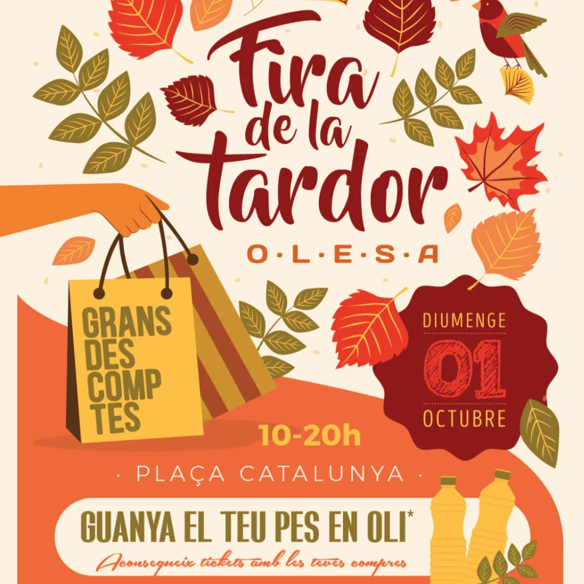 Cartell de la Fira de tardor d'Olesa
