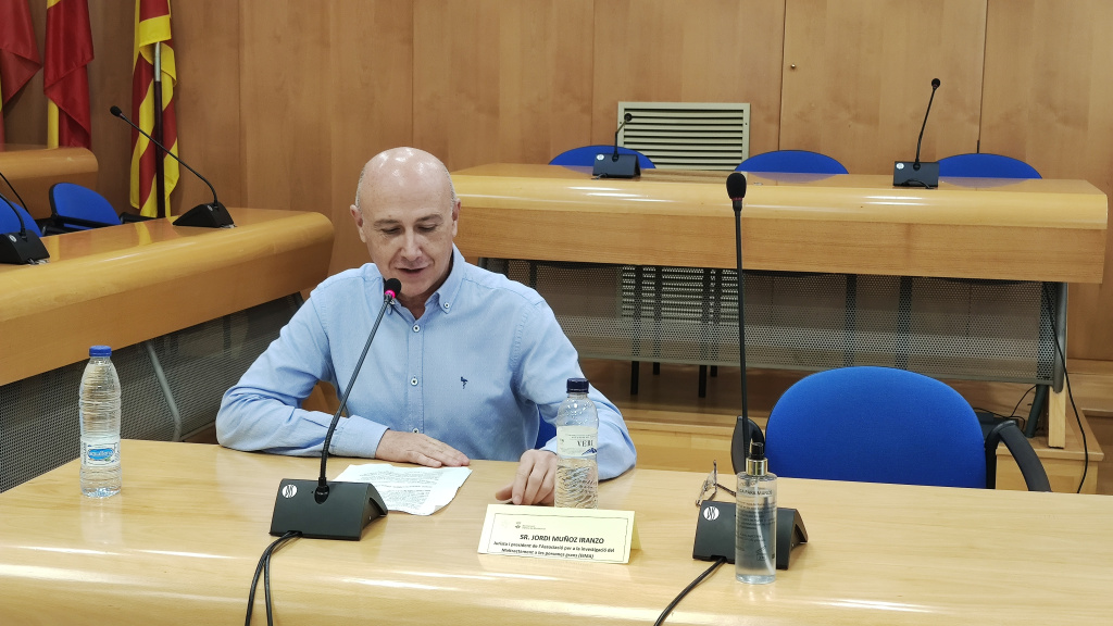 Intervenció de Jordi Muñoz jurista i president de l'Associació AIMA