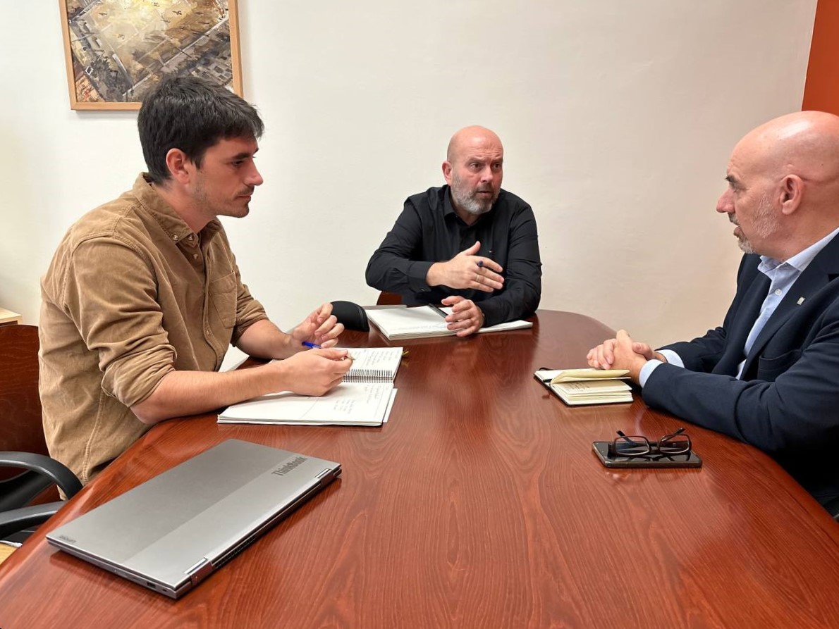 Reunió amb David Agustí, director dels Serveis Territorials d'Administració Local a Barcelona