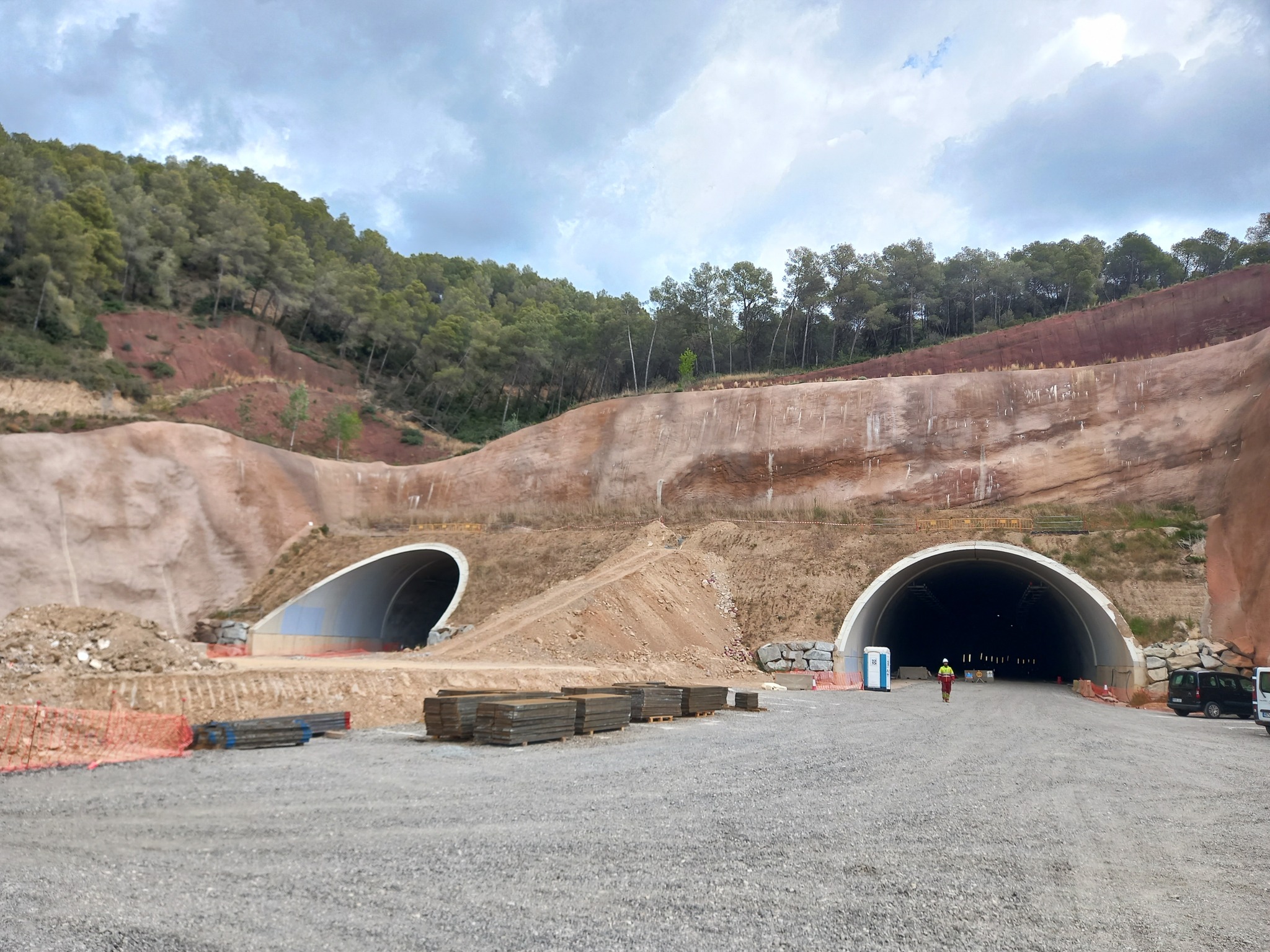Túnels de la B-40 al tram Olesa-Viladecavalls