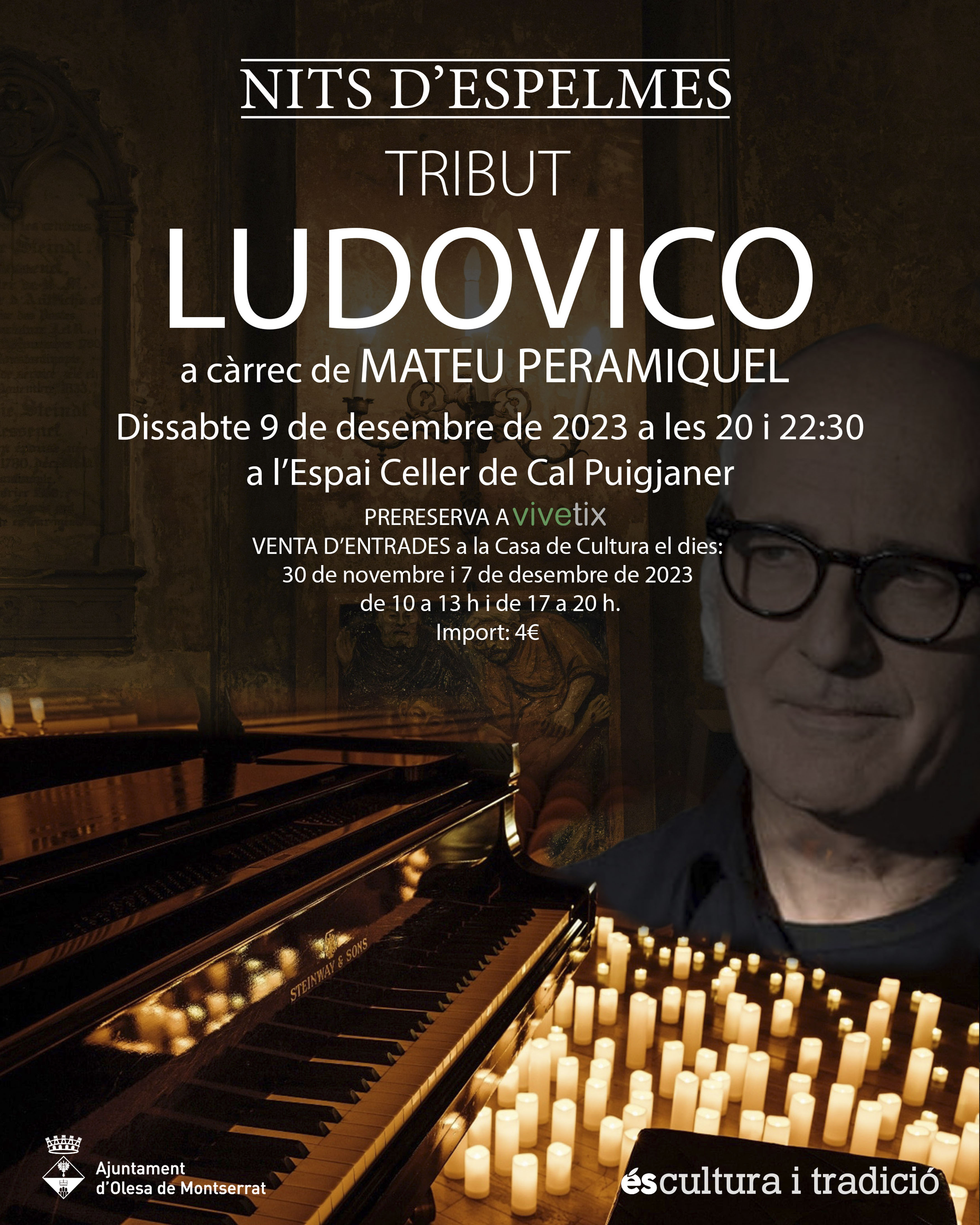Cartell Nits d'Espelmes dia 9 Ludovico