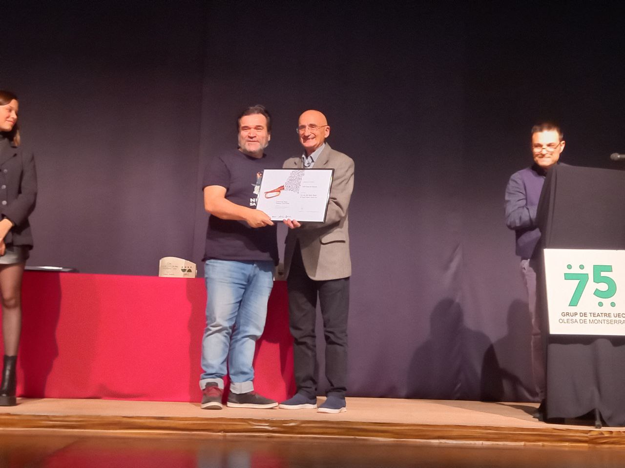 Lliurament premis 39è Concurs de Teatre Amateur Vila d'Olesa
