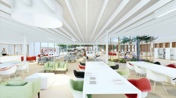 Futura sala de lectura de la biblioteca Santa Oliva